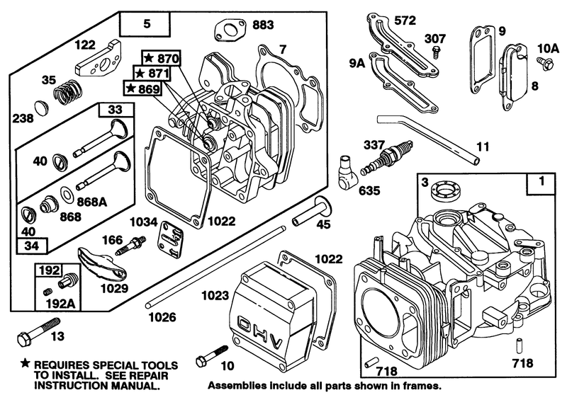 Engine Briggs and Stratton Model 97772 0112 01