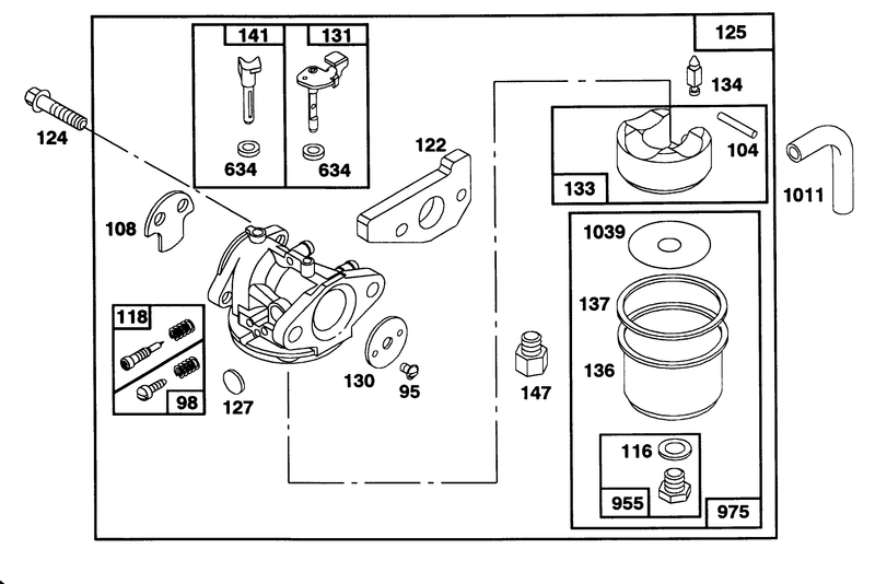 Engine Briggs and Stratton Model 97772 0112 01