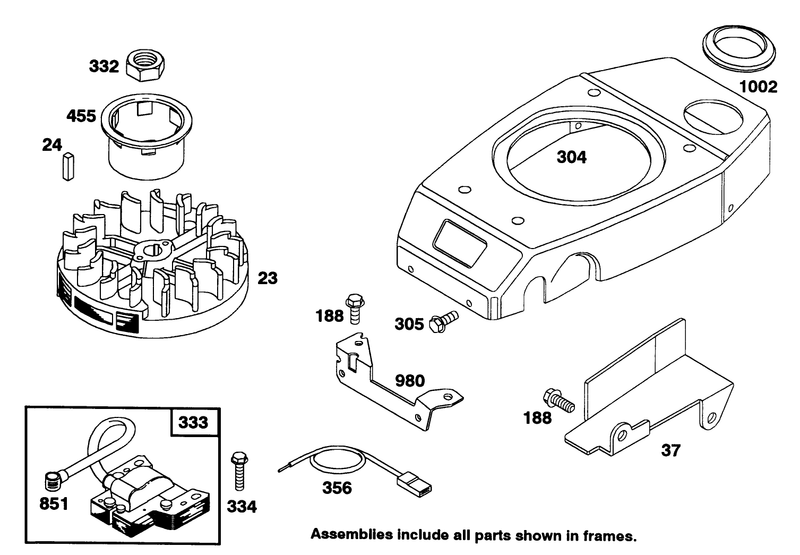 Engine Briggs and Stratton Model 97772 0112 01