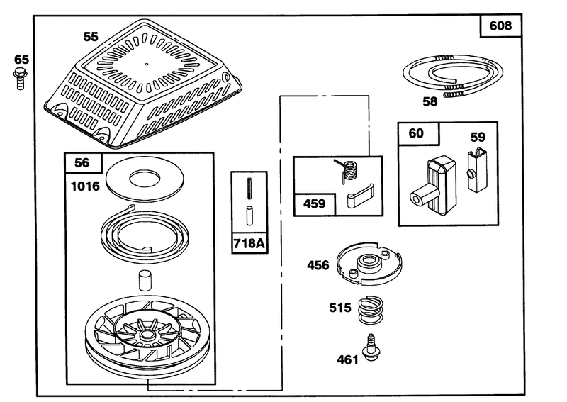 Engine Briggs and Stratton Model 97772 0112 01