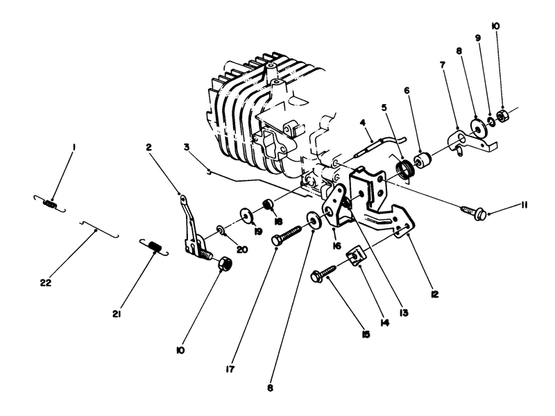 Governor Assembly engine Model No 47pm1 1serial No 2005001 and Up