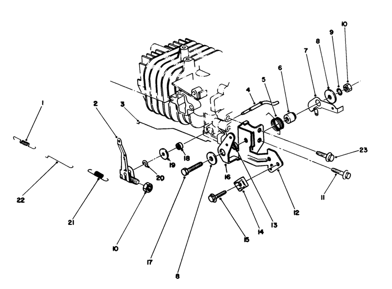 Governor Assembly engine Model No 47pm1 2serial No 2000001 2005000