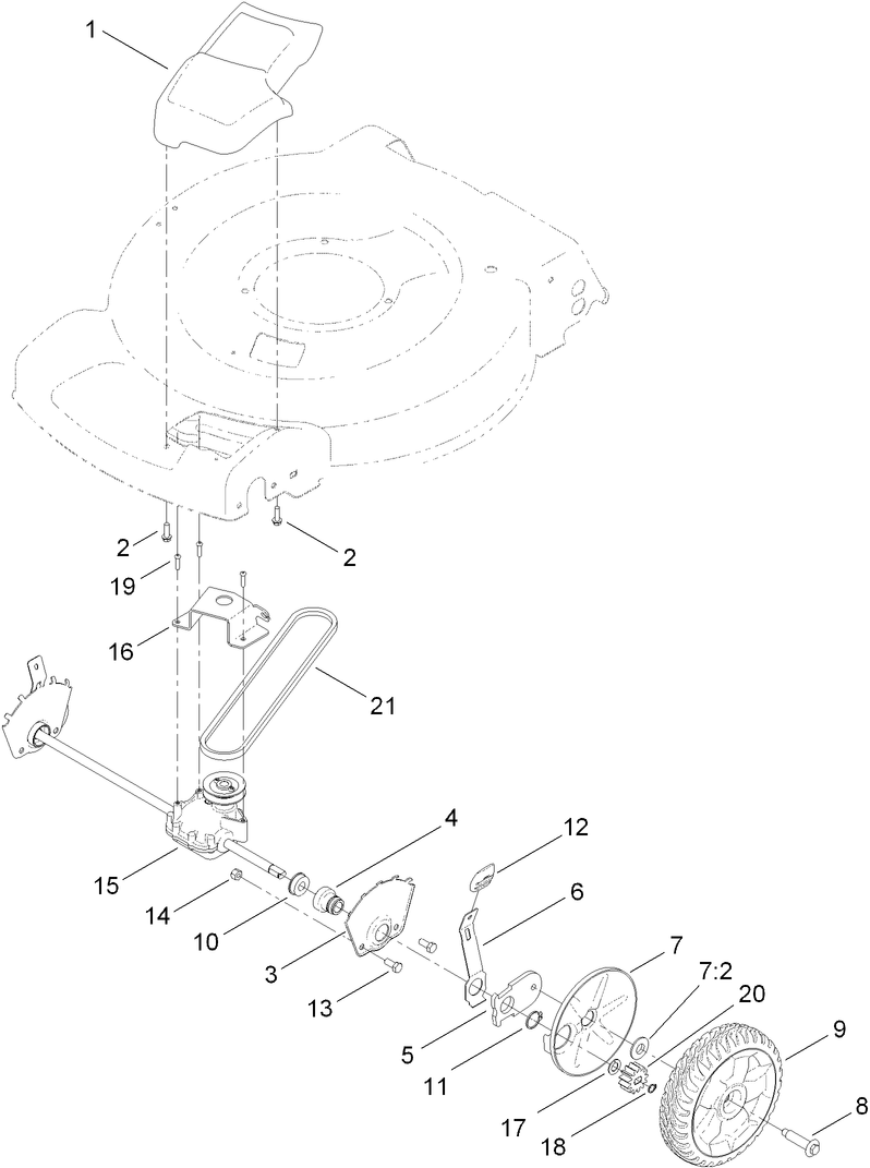 Transmission and Front Wheel Drive Assembly