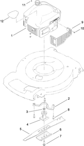 Engine and Blade Assembly