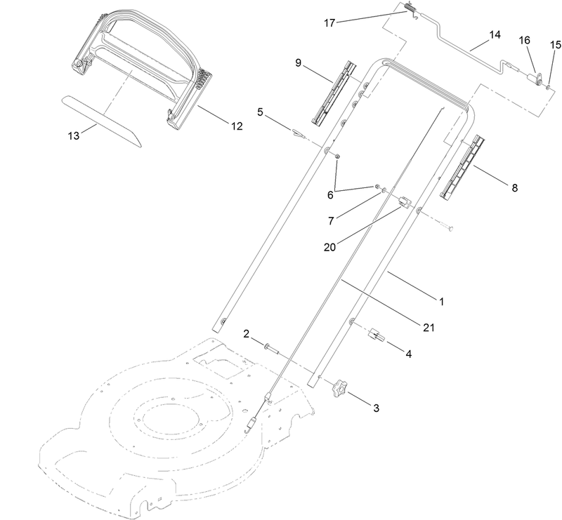 Upper Handle Assembly