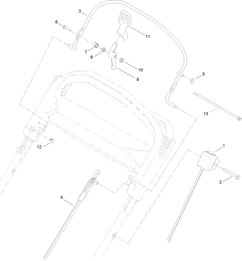 Upper Handle Component Assembly