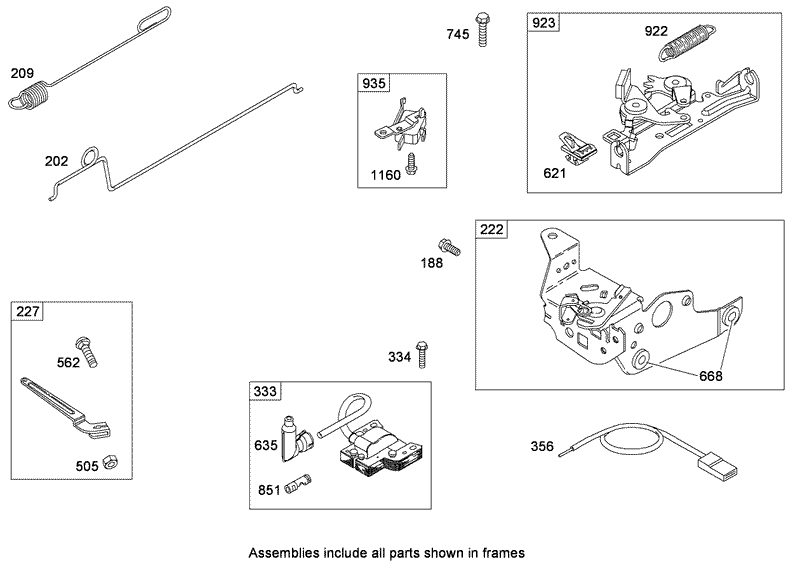 Governor Assembly Briggs and Stratton 126T05 0219 B1