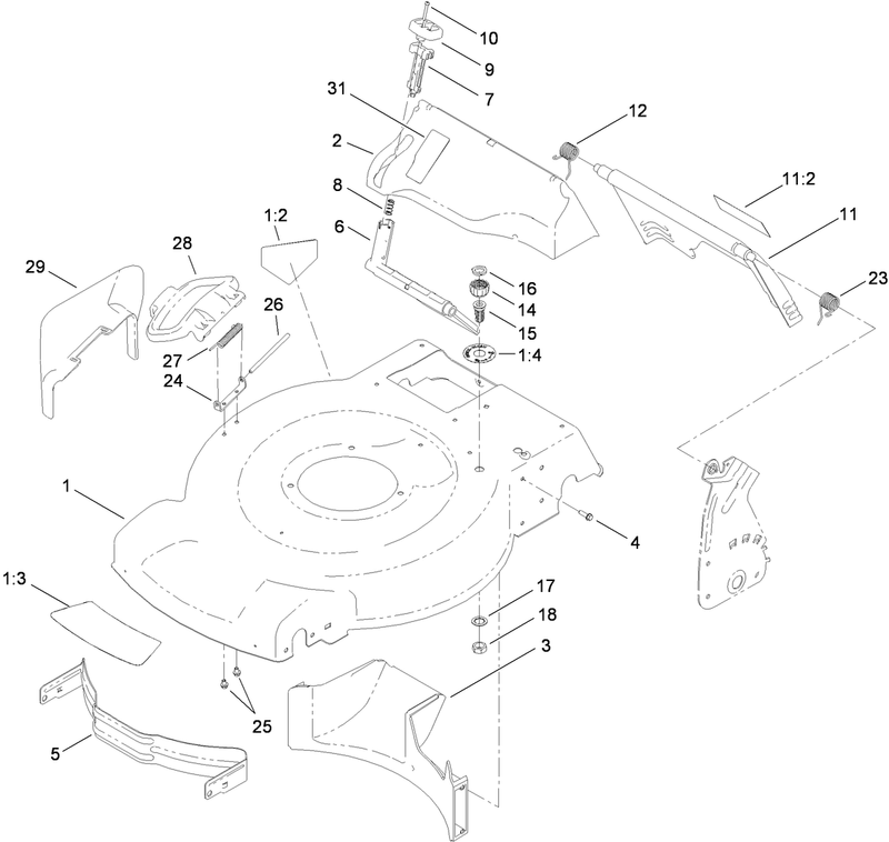 Housing and Rear Door Assembly