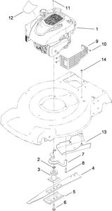 Engine and Blade Assembly