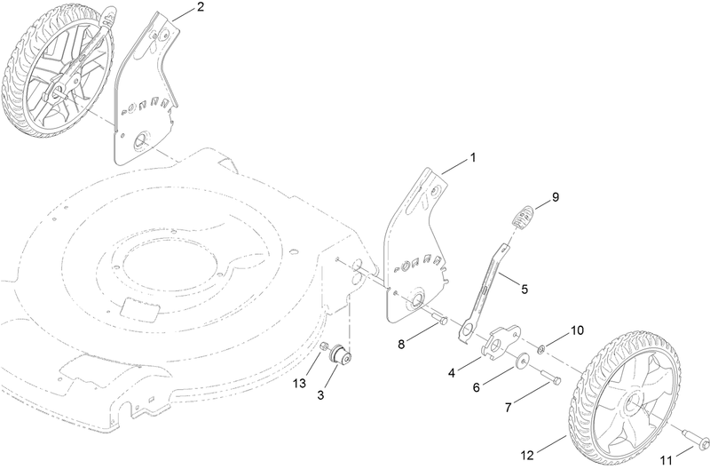 Height of Cut and Rear Wheel Assembly