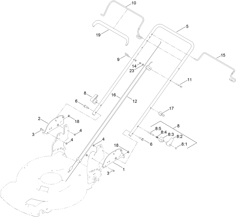 Handle and Control Assembly
