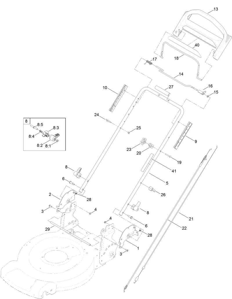 Handle and Control Assembly