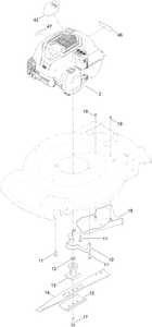Engine and Blade Assembly