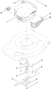 Engine and Blade Assembly