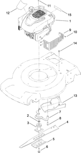Engine and Blade Assembly