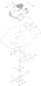 Engine and Blade Assembly