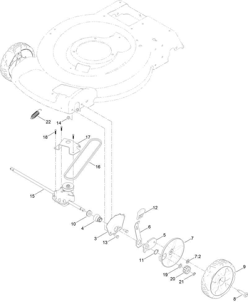 Transmission and Front Wheel Drive Assembly