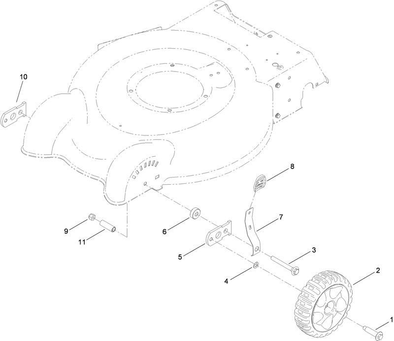 Front Axle and Height of Cut Assembly