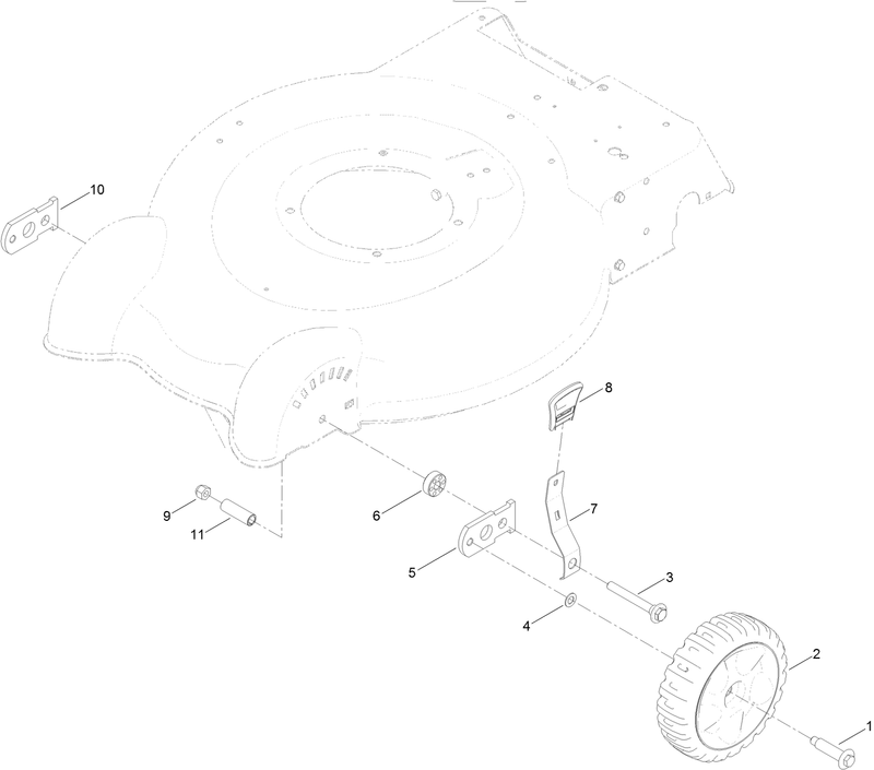 Front Axle and Height of Cut Assembly
