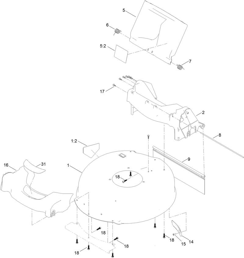Housing and Chute Assembly