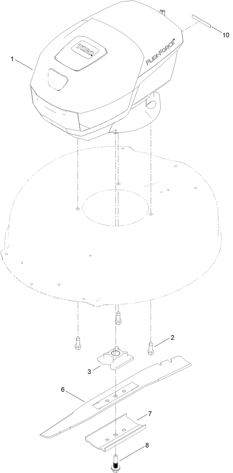 Motor and Blade Assembly