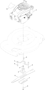 Engine and Blade Assembly