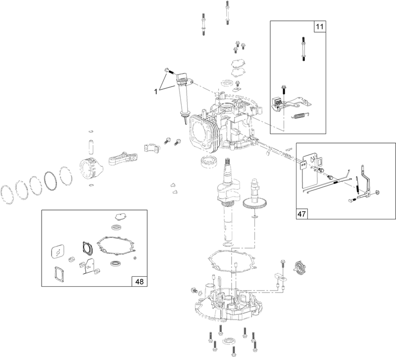 No 2 Engine Assembly No 121 2052