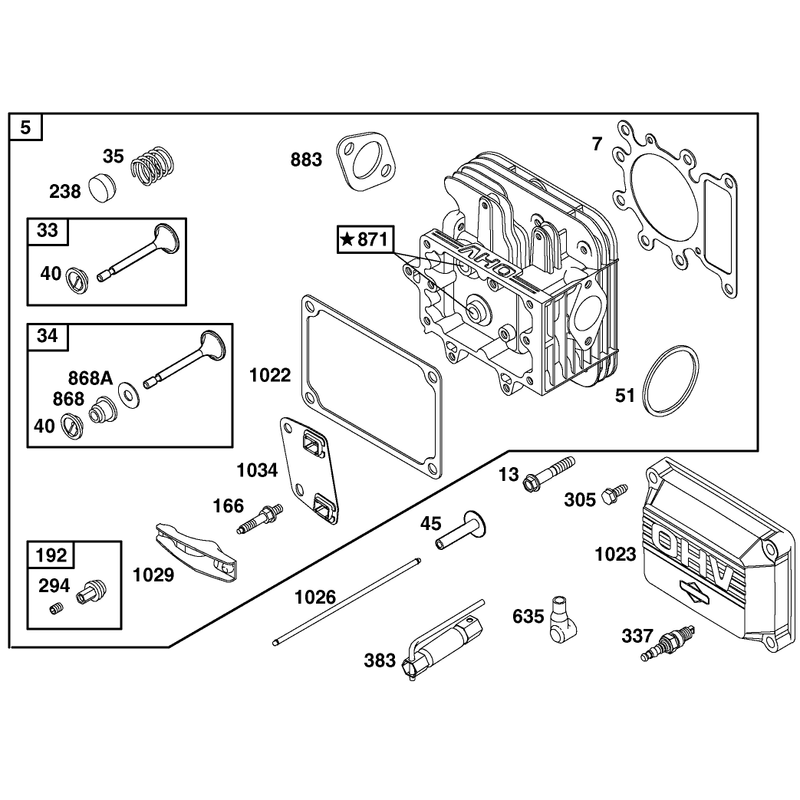 Engine Briggs & Stratton Model 28q777-0690-E1