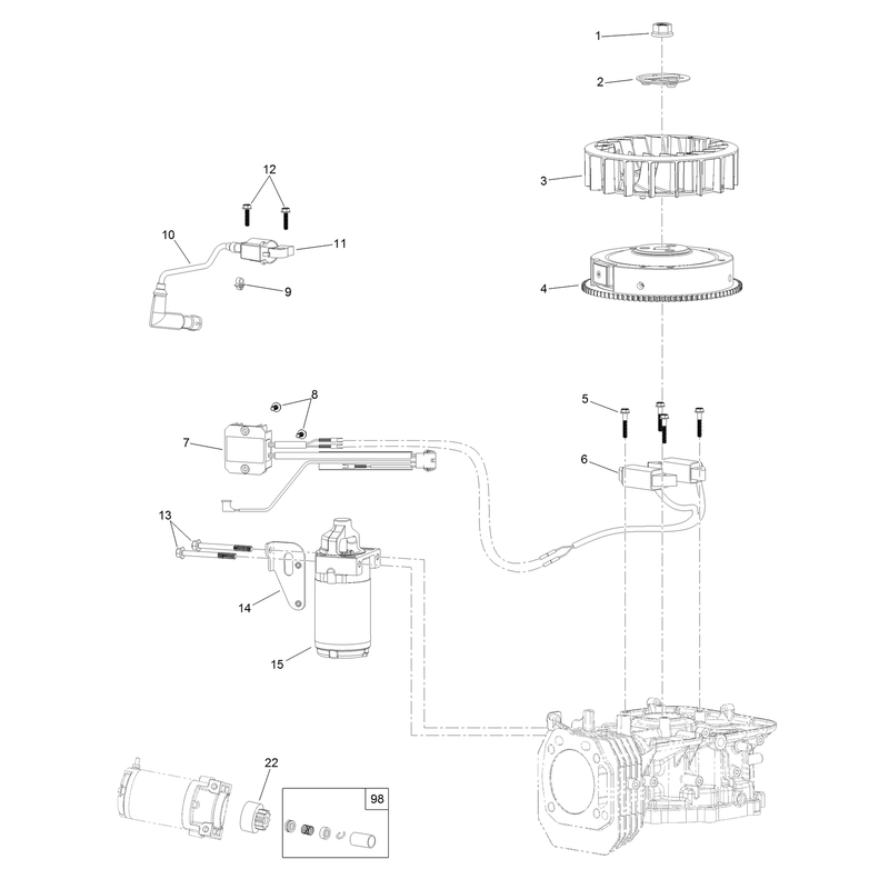 Ignition and Electrical Assembly