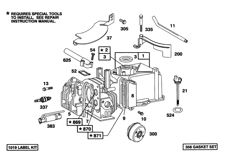 Engine Briggs and Stratton Model 95902 3154 01