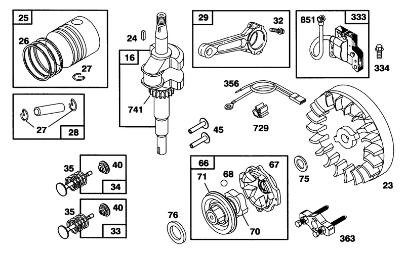 Engine Briggs and Stratton Model 95902 3154 01