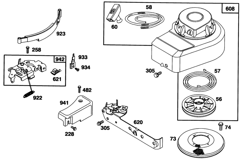 Engine Briggs and Stratton Model 95902 3154 01