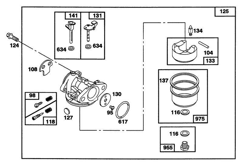 Engine Briggs and Stratton Model 122702 3171 01