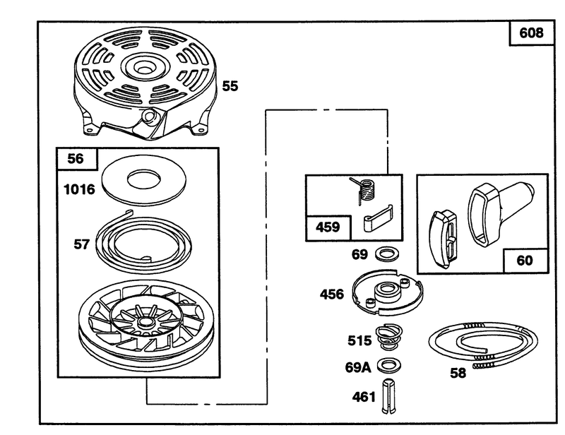 Engine Briggs and Stratton Model 124702 3115 01