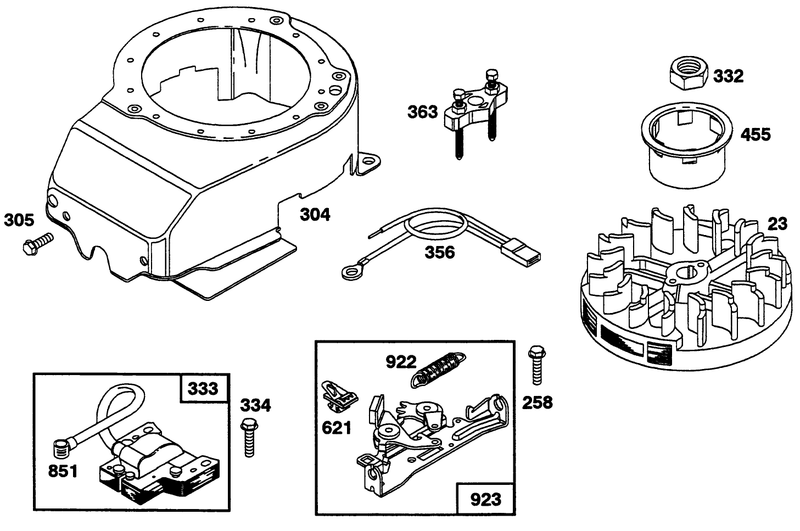 Engine Briggs and Stratton Model 124702 3115 01