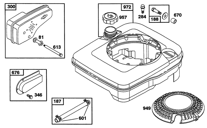 Engine Briggs and Stratton Model 124702 3115 01