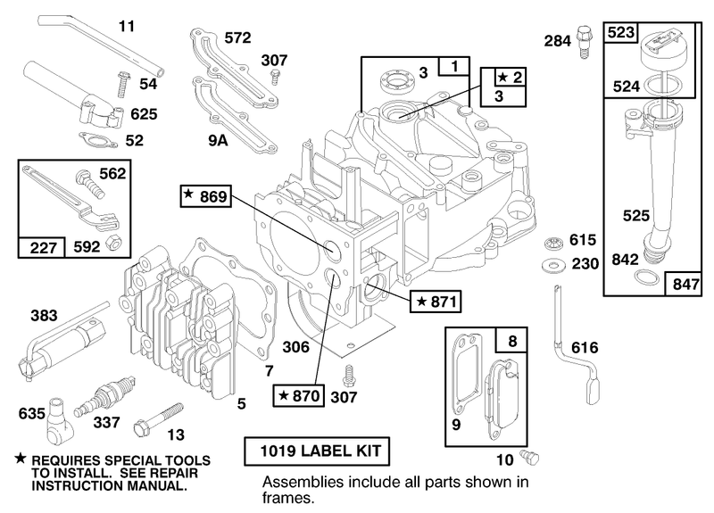 Engine Briggs and Stratton Model 124702 3115 01