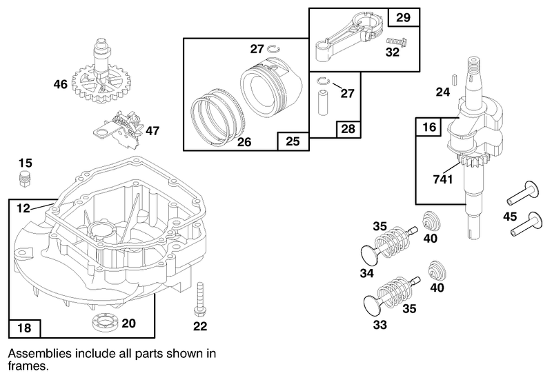 Engine Briggs and Stratton Model 124702 3115 01