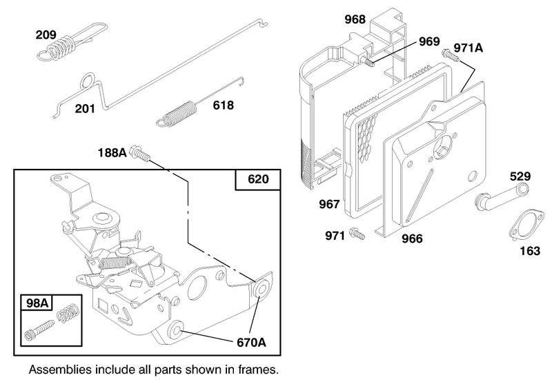 Engine Briggs and Stratton Model 124702 3115 01