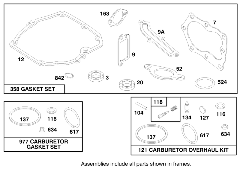 Engine Briggs and Stratton Model 124702 3115 01