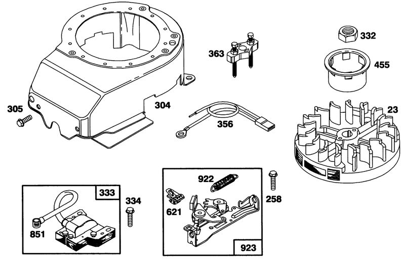 Engine Briggs and Stratton Model 124702 3115 01