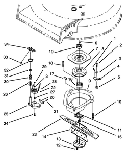Blade Brake Clutch Assembly