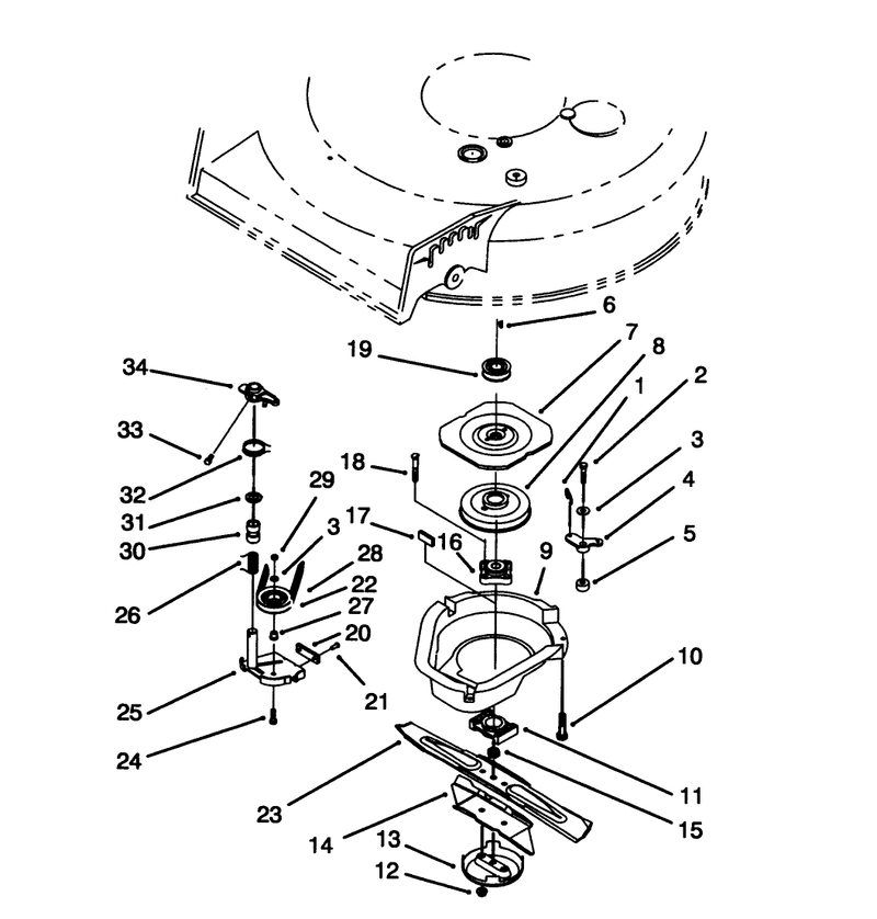 Blade Brake Clutch Assembly