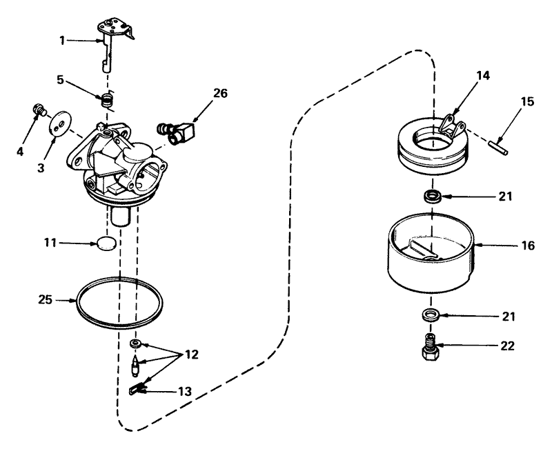 Carburetor No 631831