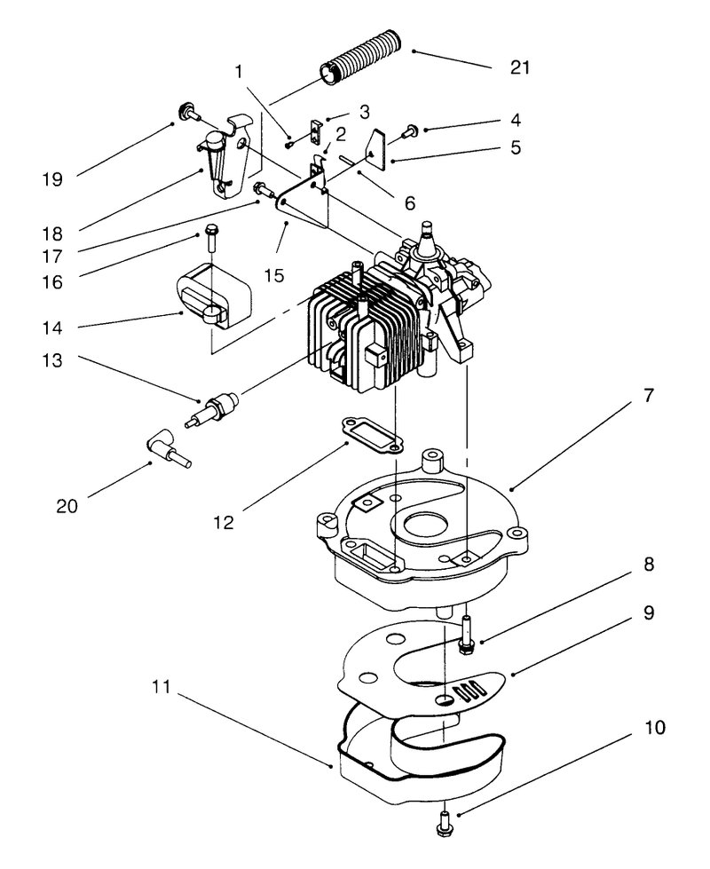 Brake and Muffler Assembly model No 20441 Only