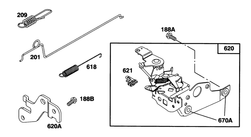 Engine Briggs and Stratton Model 127802 0640 01
