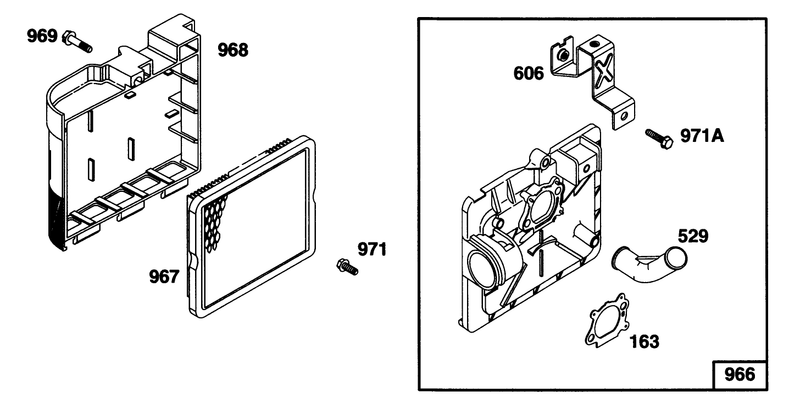 Engine Briggs and Stratton Model 127802 0640 01