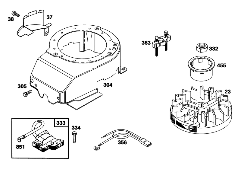 Engine Briggs and Stratton Model 127802 0640 01