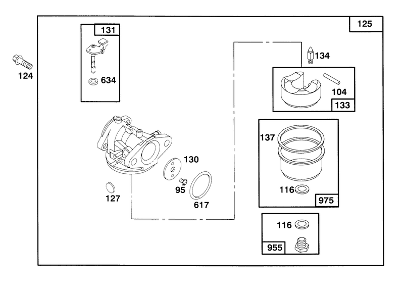 Engine Briggs and Stratton Model 127802 0640 01