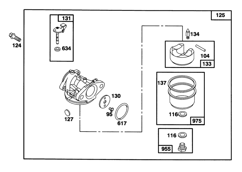 Engine Briggs and Stratton Model 127802 0640 01